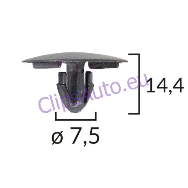CL1535 Clip fissaggio isolante cofano